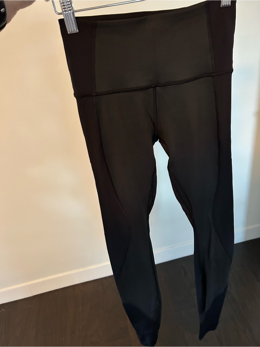 lululemon athletica Black High-Rise Leggings 28” Shine